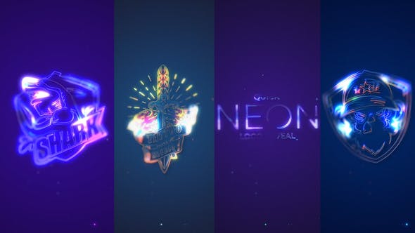 Videohive Quick Neon Logo Reveal