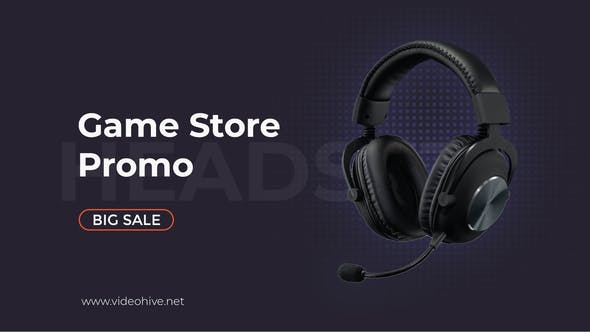 Videohive Sale Product Promo | Game Store B100
