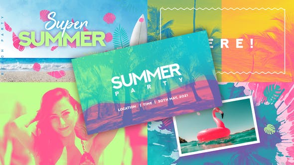 Videohive Summer Party Intro