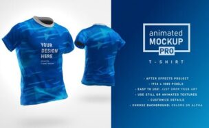 Videohive T-shirt Mockup Template – Animated Mockup PRO