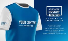 Videohive T-shirt Travelling In Template - Animated Mockup SCENES