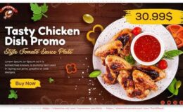 Videohive Tasty Chicken Dish Promo