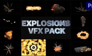 Videohive VFX Explosions Pack | Premiere Pro MOGRT
