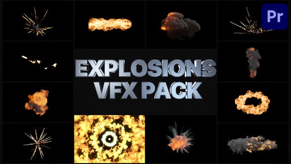 Videohive VFX Explosions Pack | Premiere Pro MOGRT