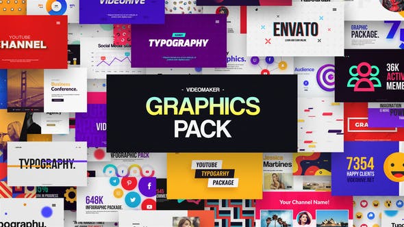 Videohive Videomaker Graphics Pack