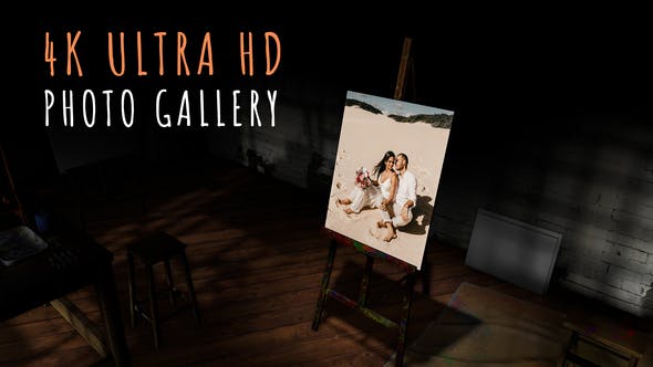 Videohive Wedding Photo Gallery in an Art Studio