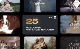 Videohive Wedding Vintage Badges