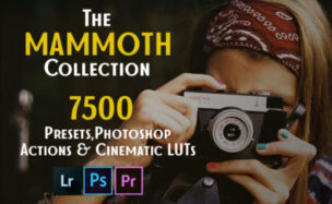 7500 Presets Photoshop Actions and Cinematic LUTs