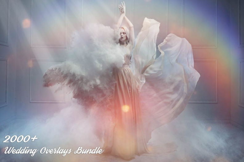 Eldamar Studio 2000+ Wedding Photo Overlays Bundle cover preview