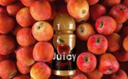 Videohive Red Apple Juice Bottle Label Mockup