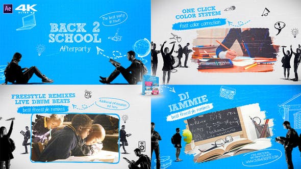 Videohive Back 2 School After Party