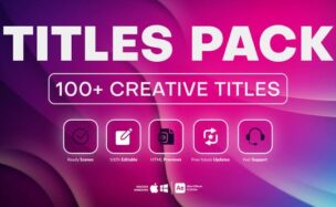 Videohive 100+ Creative Titles