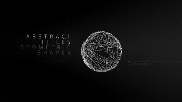 Videohive Abstract Titles | Geometric Shapes