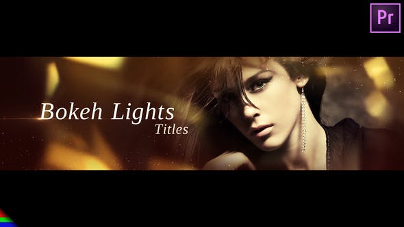 Videohive Bokeh Lights Titles