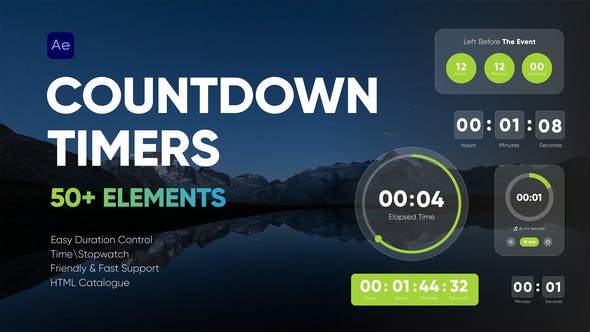 Videohive Countdown Timers