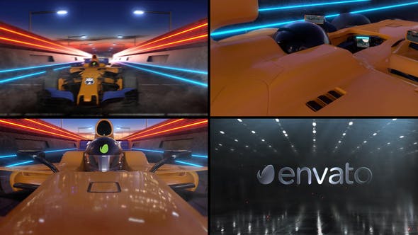 F1 Car Logo Reveal – FREE Videohive