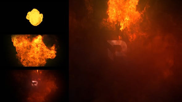 Videohive Fire Logo Reveal For Premiere Pro