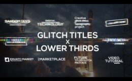 Videohive Glitch Titles X Lower Thirds Pack