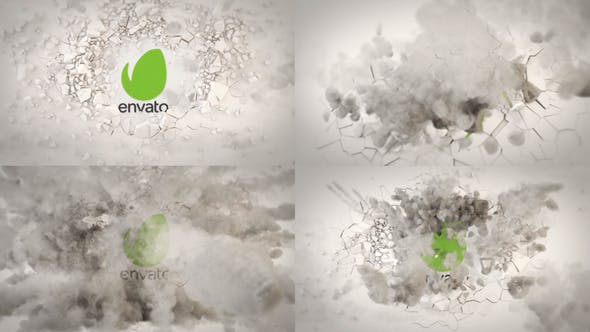 Videohive Ground Destruction Logo Reveal