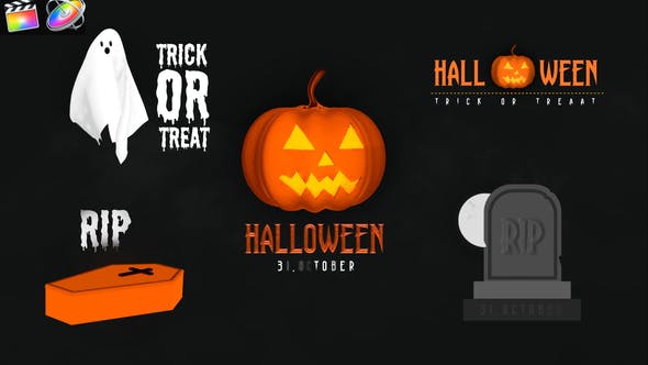 Halloween Spooky Titles – Videohive