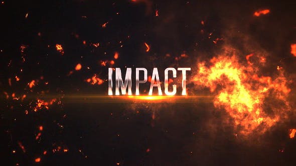 Impact Titles: Fire 4K – FREE Videohive