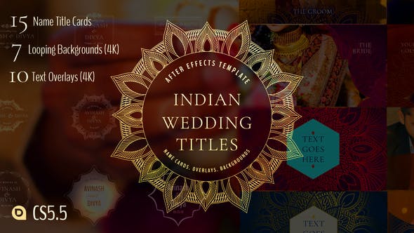 Videohive Indian Wedding Titles