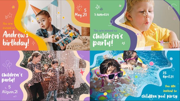 Videohive Kids Party Slideshow || FCPX