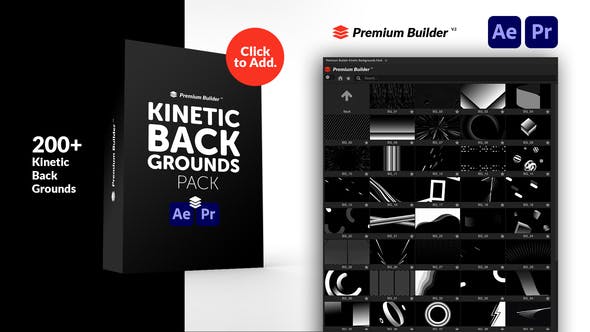 Videohive Kinetic Backgrounds Pack