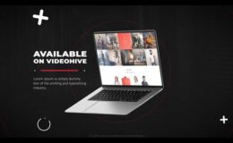Videohive Laptop website promo