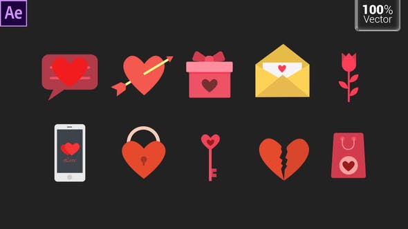 Videohive Love Animated Icon