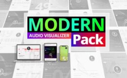 Videohive Modern Audio Visualizer - Minimal Music Visuals