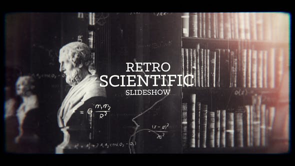 Videohive Retro Science Slideshow