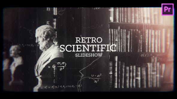 Videohive Retro Science Slideshow for Premiere Pro