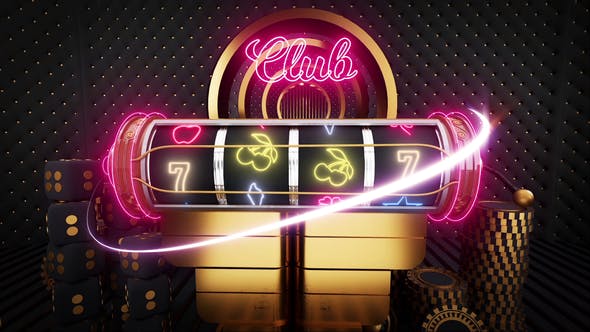Videohive Slot Machine Logo Reveal