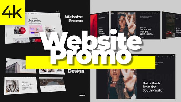 Videohive Stylish Website Promo 4K