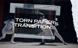 Torn Paper Transitions - FREE Videohive