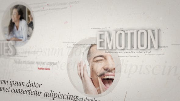 Videohive Words And Life