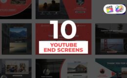 Youtube End Screens for Apple Motion and FCPX - FREE Videohive