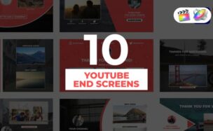 Youtube End Screens for Apple Motion and FCPX – FREE Videohive