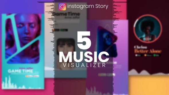 Videohive Music Visualizer Template for Instagram Story