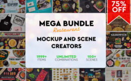 Mega Bundle Restaurant Scene Creator