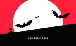 Flat Halloween Logo - Videohive