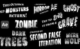 Monsters - Retro Horror Titles - Videohive