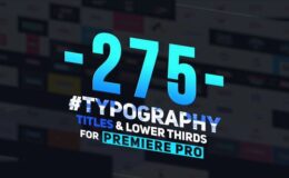 Download 275 Typography, Titles and Lower Thirds – Videohive