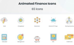 Animated Finance Icon Set – Videohive