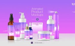 Videohive Animated Product Mockups – Cosmetics Pack