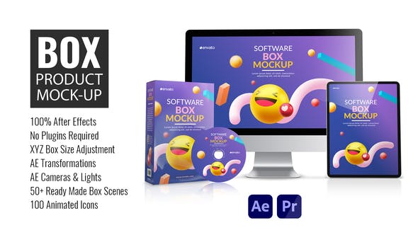 Box Product Mock-up – Videohive
