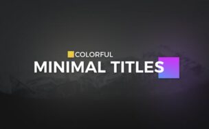 Color full Minimal Titles – Videohive