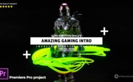 Gaming Intro - Gamer channel opener Premiere Pro project - Videohive