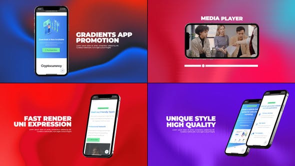 Gradients App Promo – Videohive